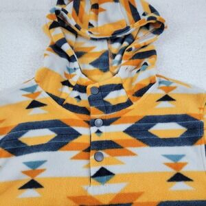 Departwest Pullover Hoodie Mens Large Aztec Fleece Southwestern Pattern